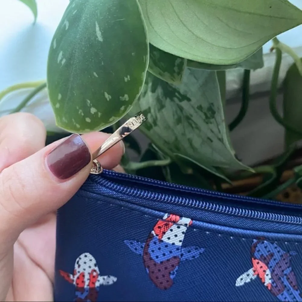 TED BAKER  fish coi travel pouch